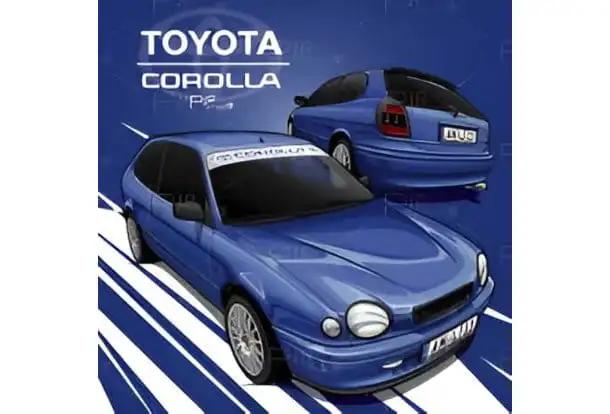 Kreatives Bild vom Corolla