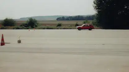 Starlet in Fahrt