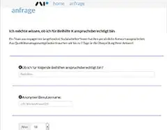 Anfrageformular