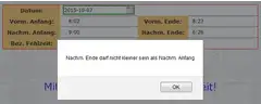 Eintrag falsch