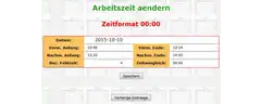 Eintragszeit ändern