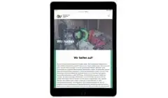 Tabletansicht